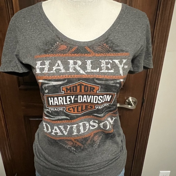 Harley-Davidson Tops - NWT- Harley-Davidson Gray Graphic T-Shirt -Appleton WI